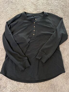 Long-Sleeve Henley Shirt